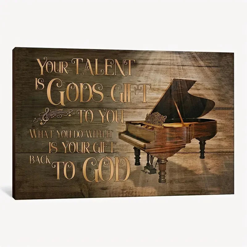 Your Talent Is Gods Gift Wall Art