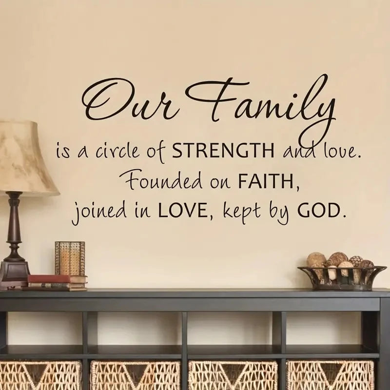 Letter Bible Verse Wall Stickers