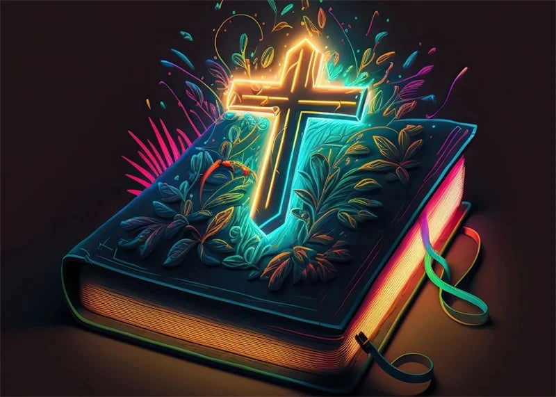 Christian Cross & Dove Canvas Wall Art