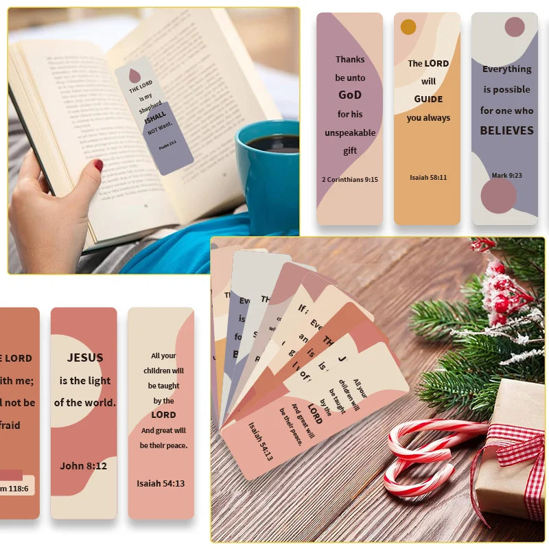 60 Pack Bible Verse Bookmarks