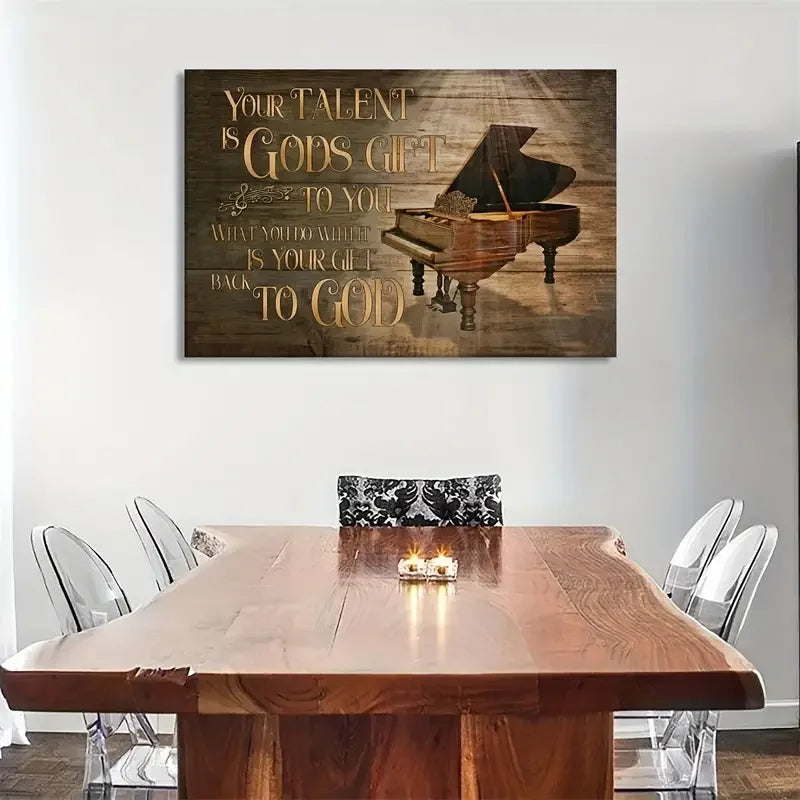 Your Talent Is Gods Gift Wall Art