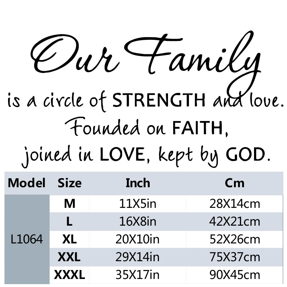 Letter Bible Verse Wall Stickers